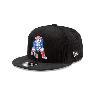 New England Patriots Gorra | New Era NFL Corduroy 9fifty Snapback Cap Mexico - Negros
